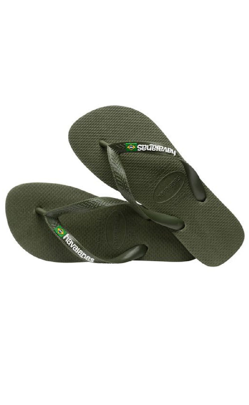 Havaianas Klipklapper / Sandal - Brasil Logo - Green