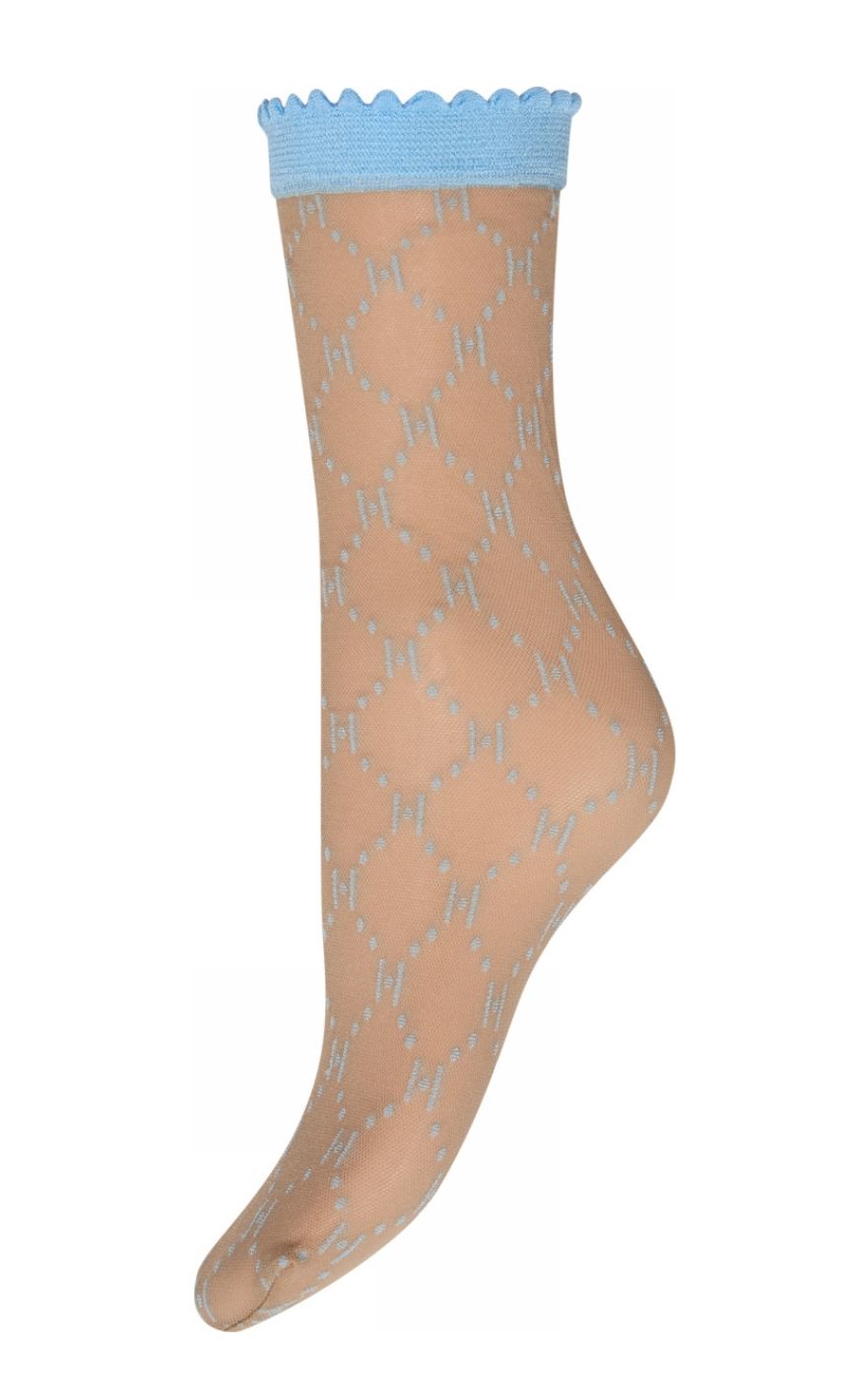 Hype The Detail Strømper - Logo 25 Denier - Light Blue