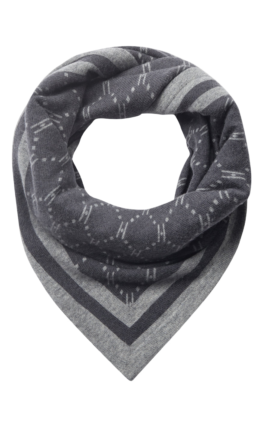 Hype The Detail Tørklæde - 83 - Dark Grey Melange