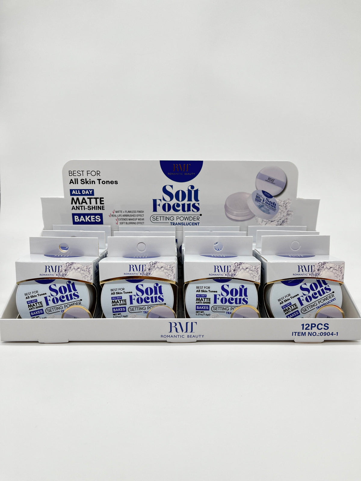 ROMANTIC BEAUTY- TRANSLUCENT SETTING POWDER- 12PCS