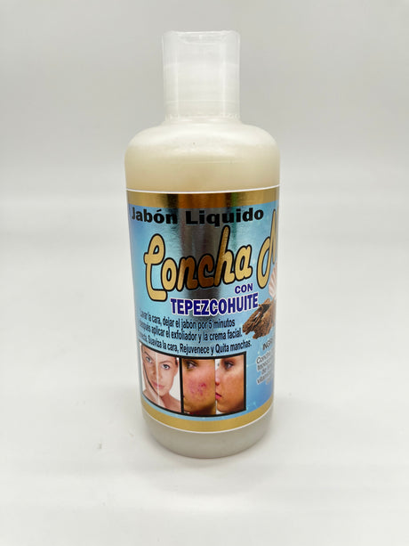 MX JABÓN LIQUIDO FACIAL Y CORPORAL 8oz