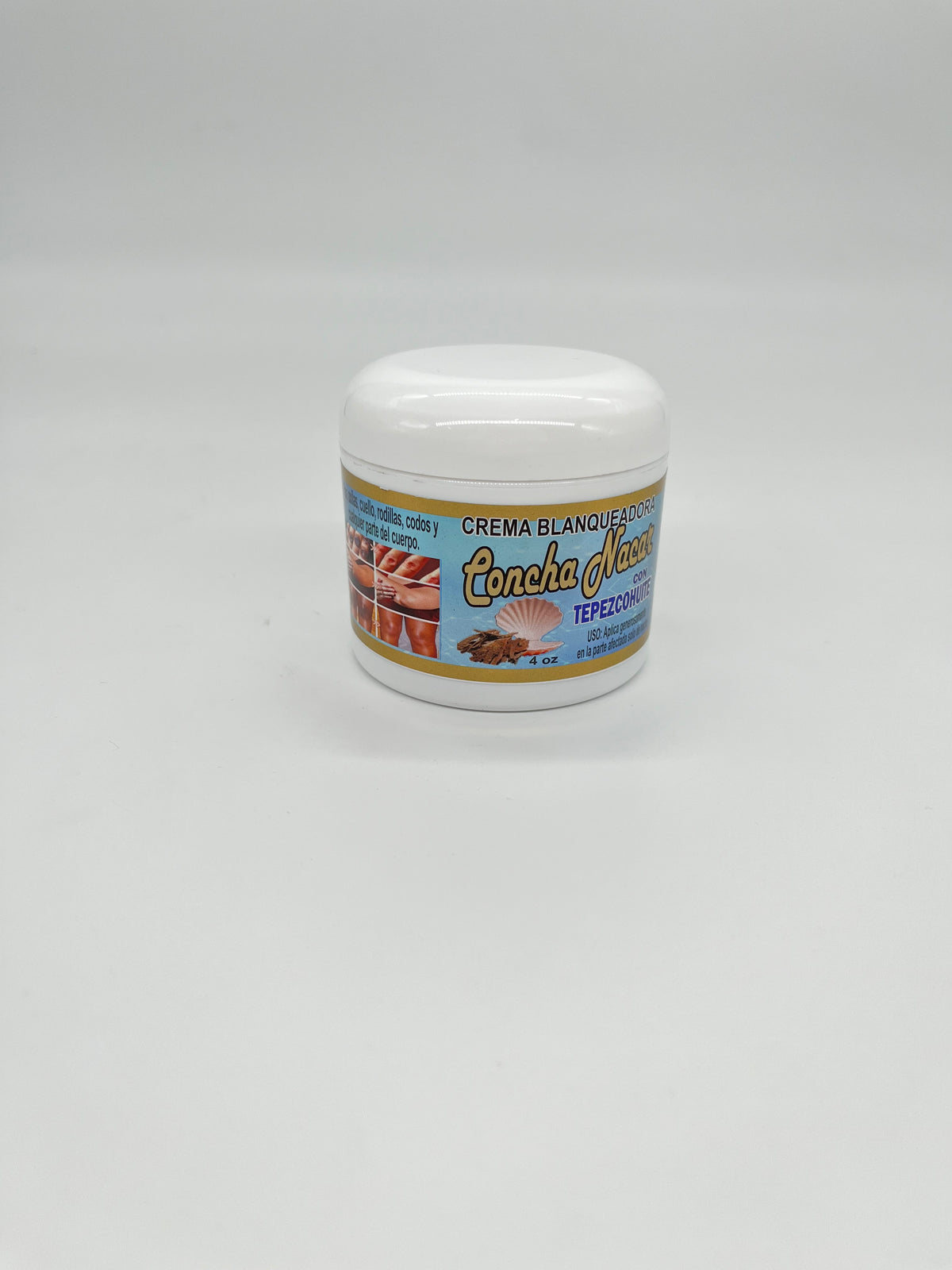 MX- CREMA BLANQUEADORA CORPORAL- CONCHA NACAR &amp; TEPEZCOHUITE-1PC