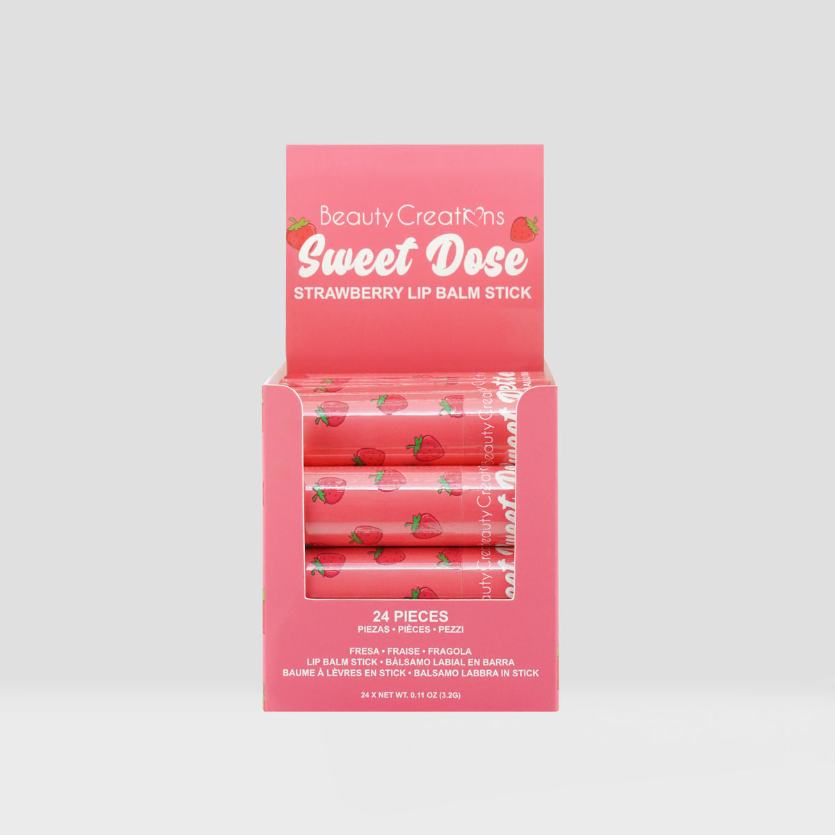 BEAUTY CREATIONS- SWEET DOSE LIP BALM STICK (24PCS)