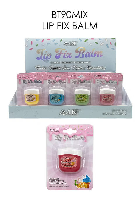 AMUSE- PROFESSIONAL LIP FIX BALM (24PCS)