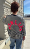 Say INA Copenhagen Sweatshirt - MomLife - Navy Blue Striped