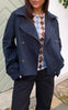 Say INA Copenhagen Trenchcoat - Laura Short - Navy Blue