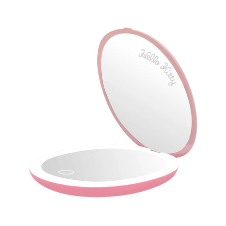 IMPRESSIONS VANITY - ''BLISSFUL BLOSSOM'' LED COMPACT MIRROR - (1PC)