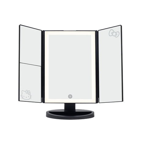 IMPRESSIONS VANITY X HELLO KITTY - MIROIR DE MAQUILLAGE LED À TROIS PLACES AVEC GROSSISSEMENT