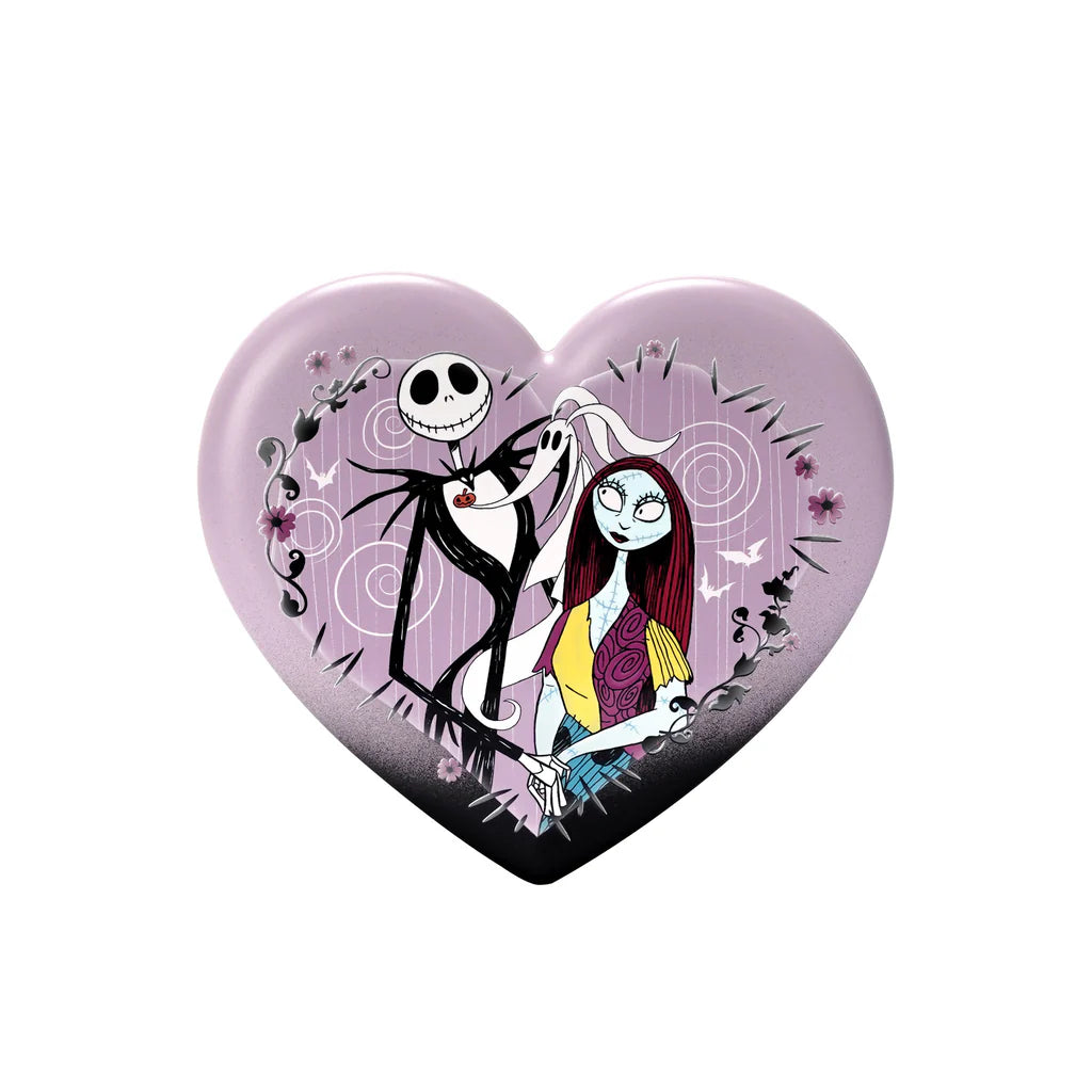 IMPRESSIONS VANITY - JACK SKELLINGTON & SALLY HEART LED COMPACT MIRROR - (1PC)