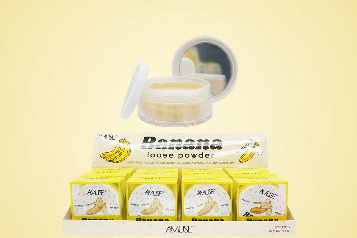 AMUSE - BANANA- LOOSE POWDER- 12PCS