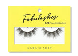 KARA BEAUTY- FABULASHES- FAUX MINK LASHES- 6PCS