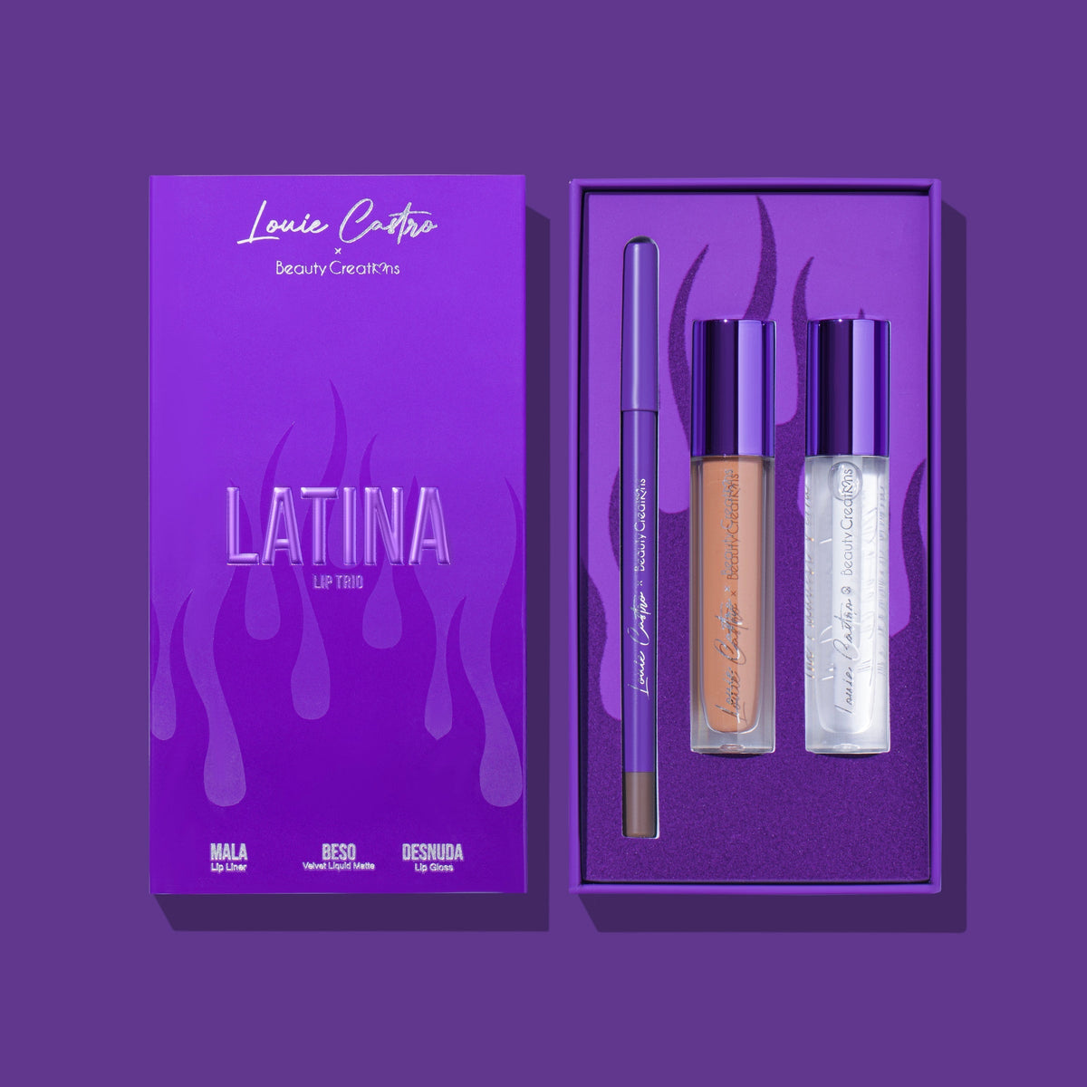 BEAUTY CREATIONS - LOUIE CASTRO - TRIO DE LABIOS