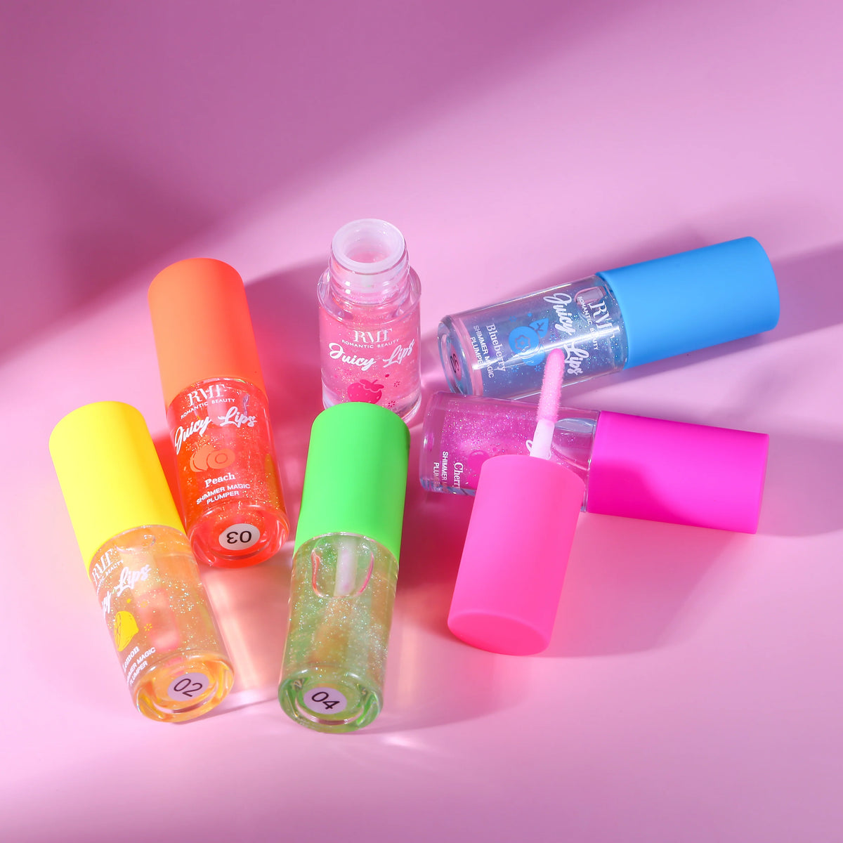 ROMANTIC BEAUTY - JUICY LIPS- LIPGLOSS - DISPLAY(24PCS)