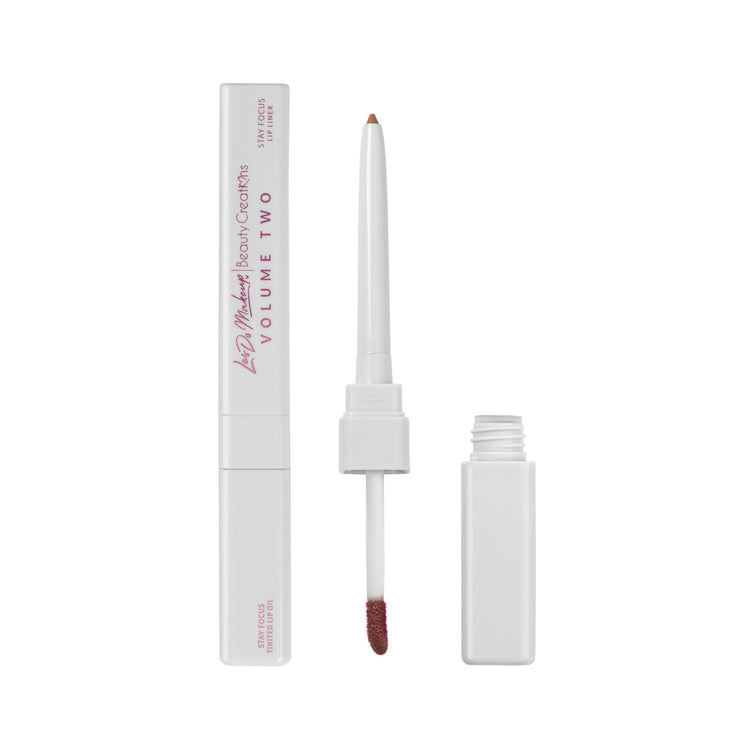 BEAUTY CREATIONS - LESDOMAKEUP STAY FOCUS DUAL ENDED LIP LINER & TINTED OIL (1PC)