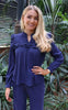 Liberte Bluse - Anni Frill - Navy