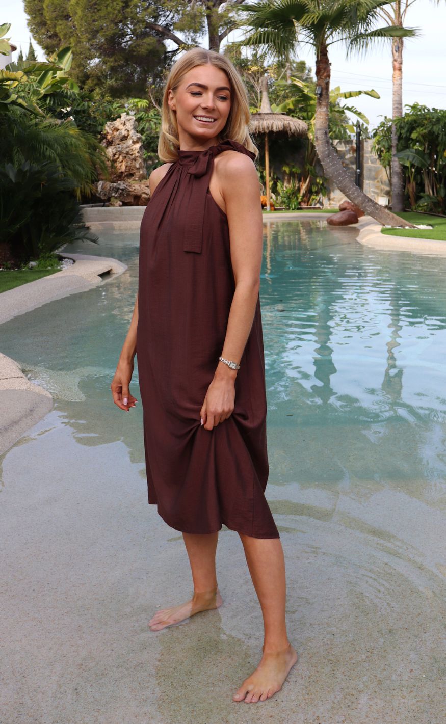 Liberté Kjole - Otelia - Dark Brown