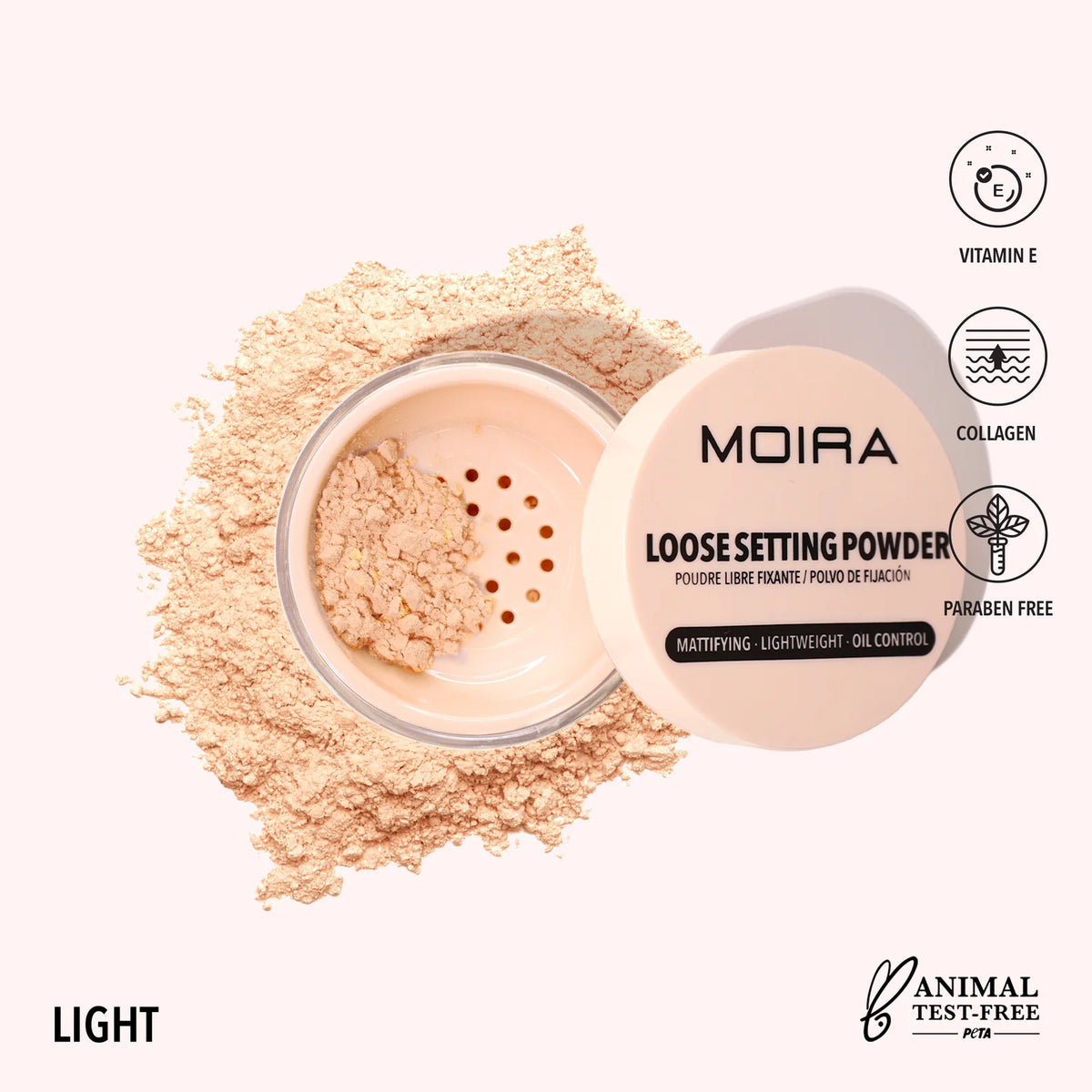 MOIRA - POLVO FIJADOR SUELTO - 3 UDS