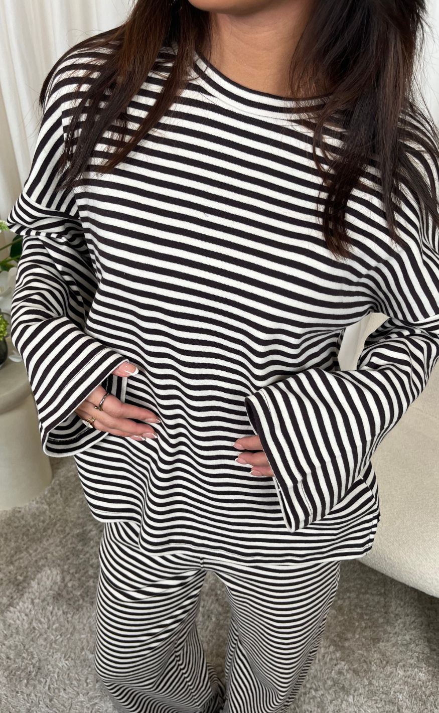 Love & Divine Bluse - Love1505 - Cream/Brown