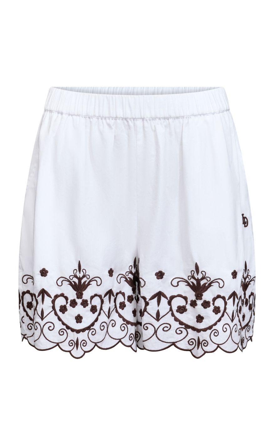 Love & Divine Shorts - Love1547 - White/Brown