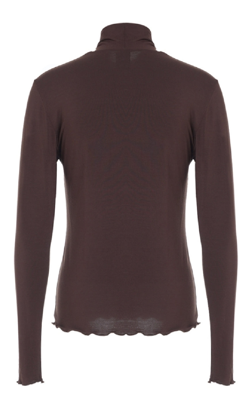 Luxzuz Bluse - Jachio - Coffee Bean