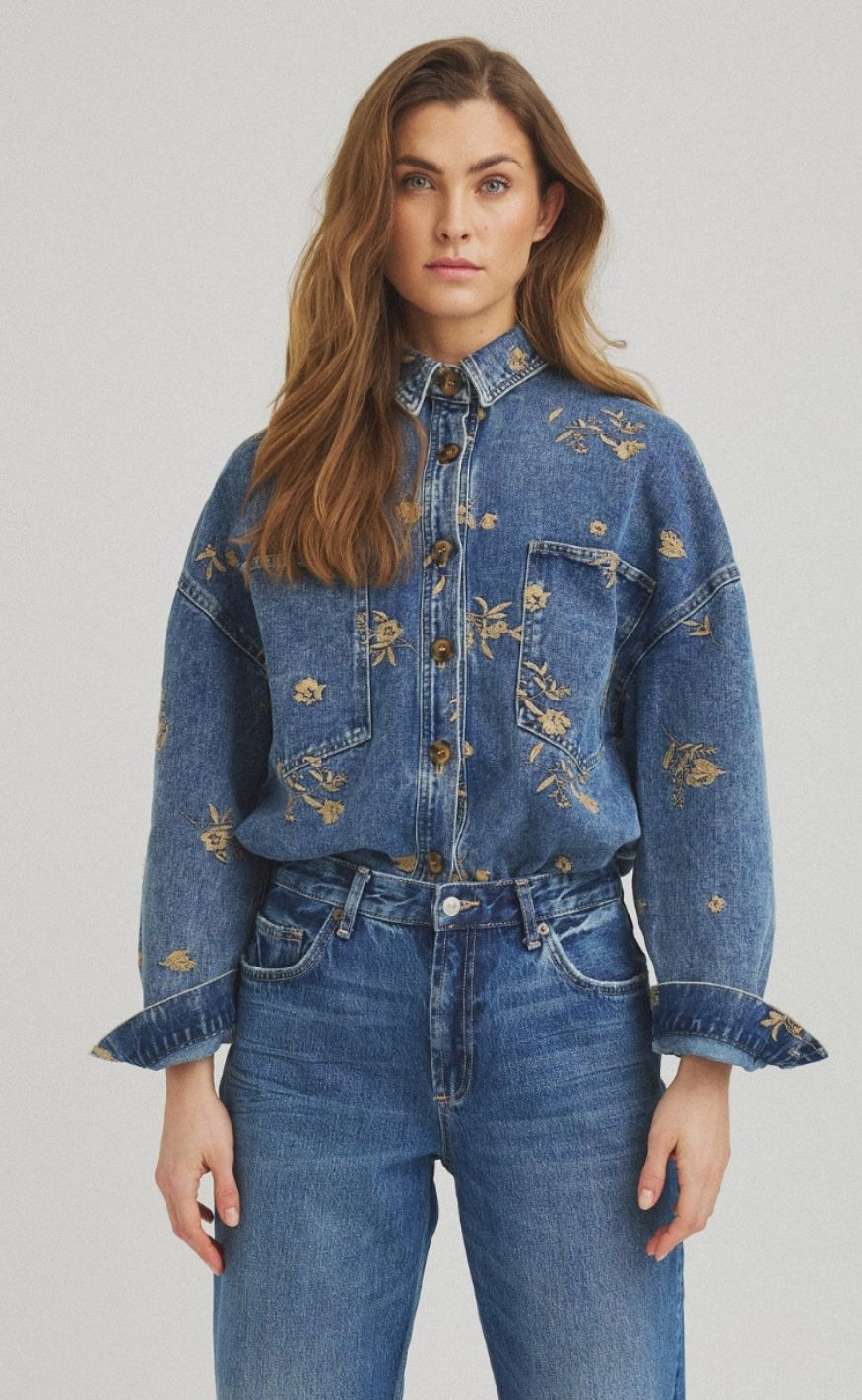 Luxzuz Skjorte - Allydia - Faded Denim