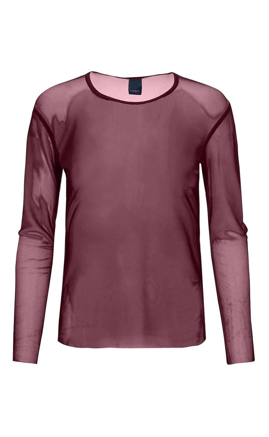 Luxzuz T-Shirt - Sigborg Mesh - Burgundy