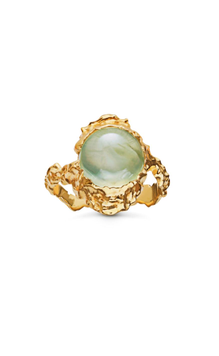 Maanesten Ring - Gudinde - Prehnit Colour