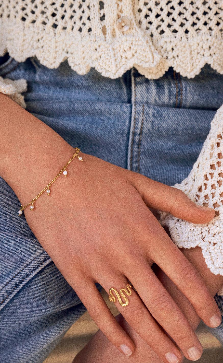 Maanesten Ring - Viva - Gold Colour