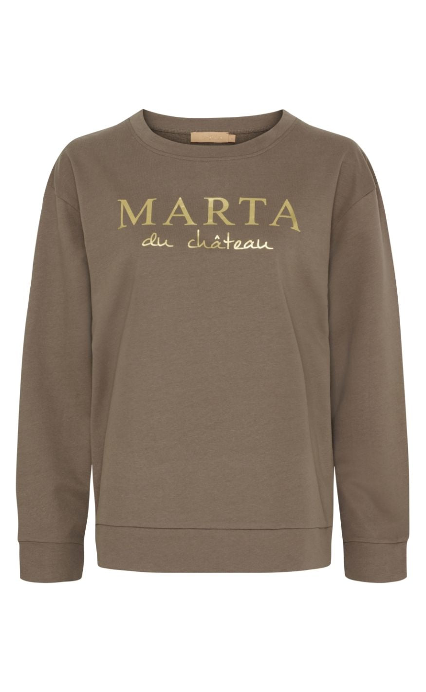 Marta Du Chateau Sweatshirt - Annemette - Fango
