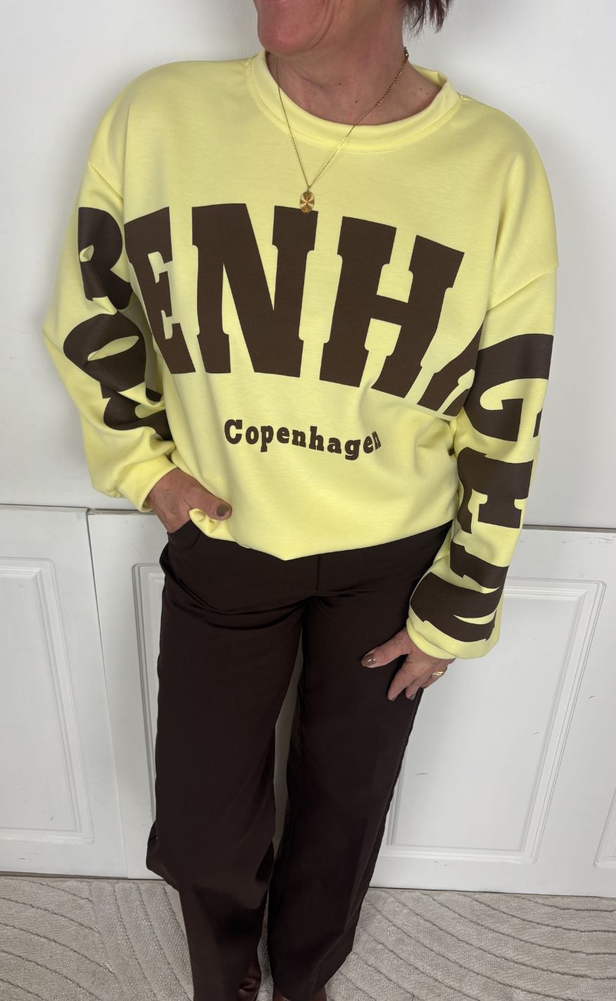Marta Du Chateau Sweatshirt - Hibiscus - Yellow/Moro
