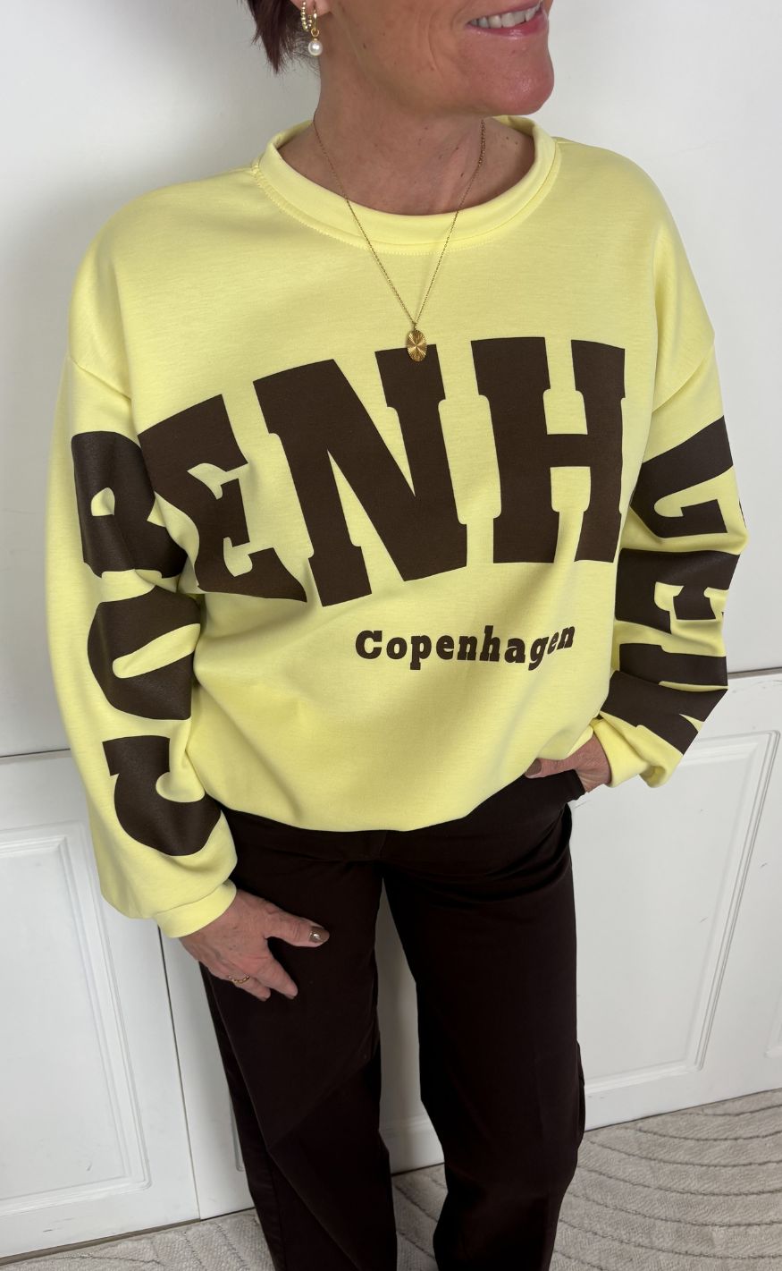 Marta Du Chateau Sweatshirt - Hibiscus - Yellow/Moro