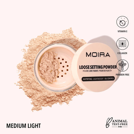 MOIRA - POLVO FIJADOR SUELTO - 3 UDS