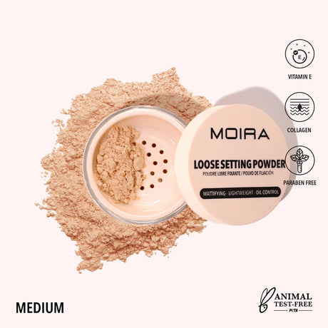 MOIRA - POLVO FIJADOR SUELTO - 3 UDS