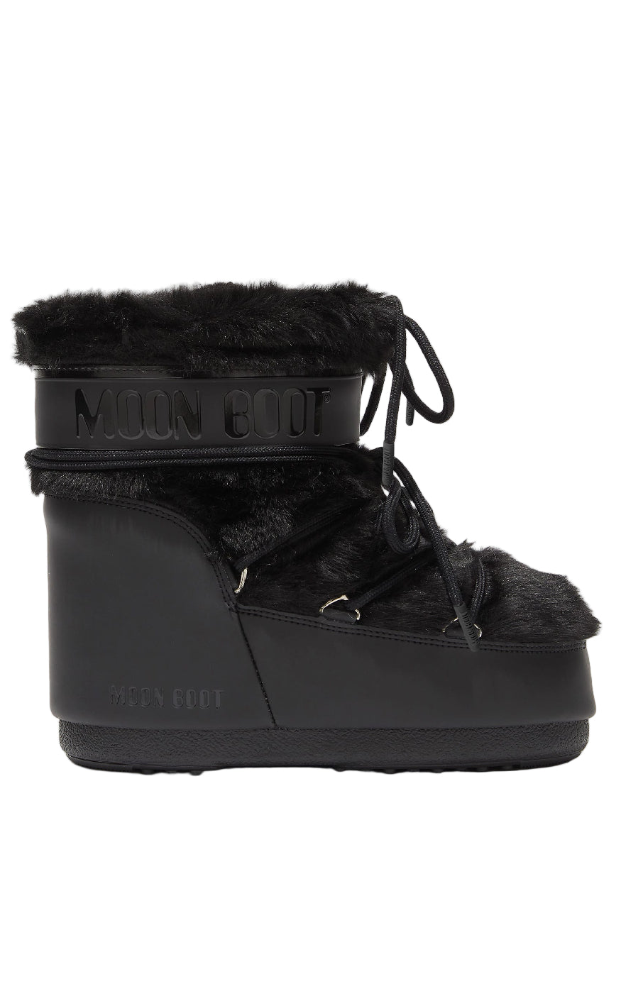 Moon Boot Støvler - Icon Low Faux Fur - Black