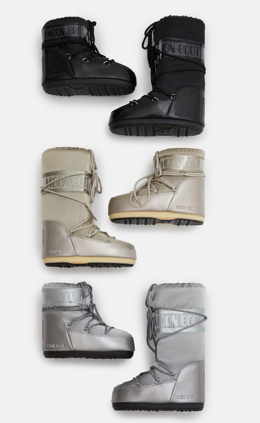 Moon Boot Støvler - Icon Low Glance - Black