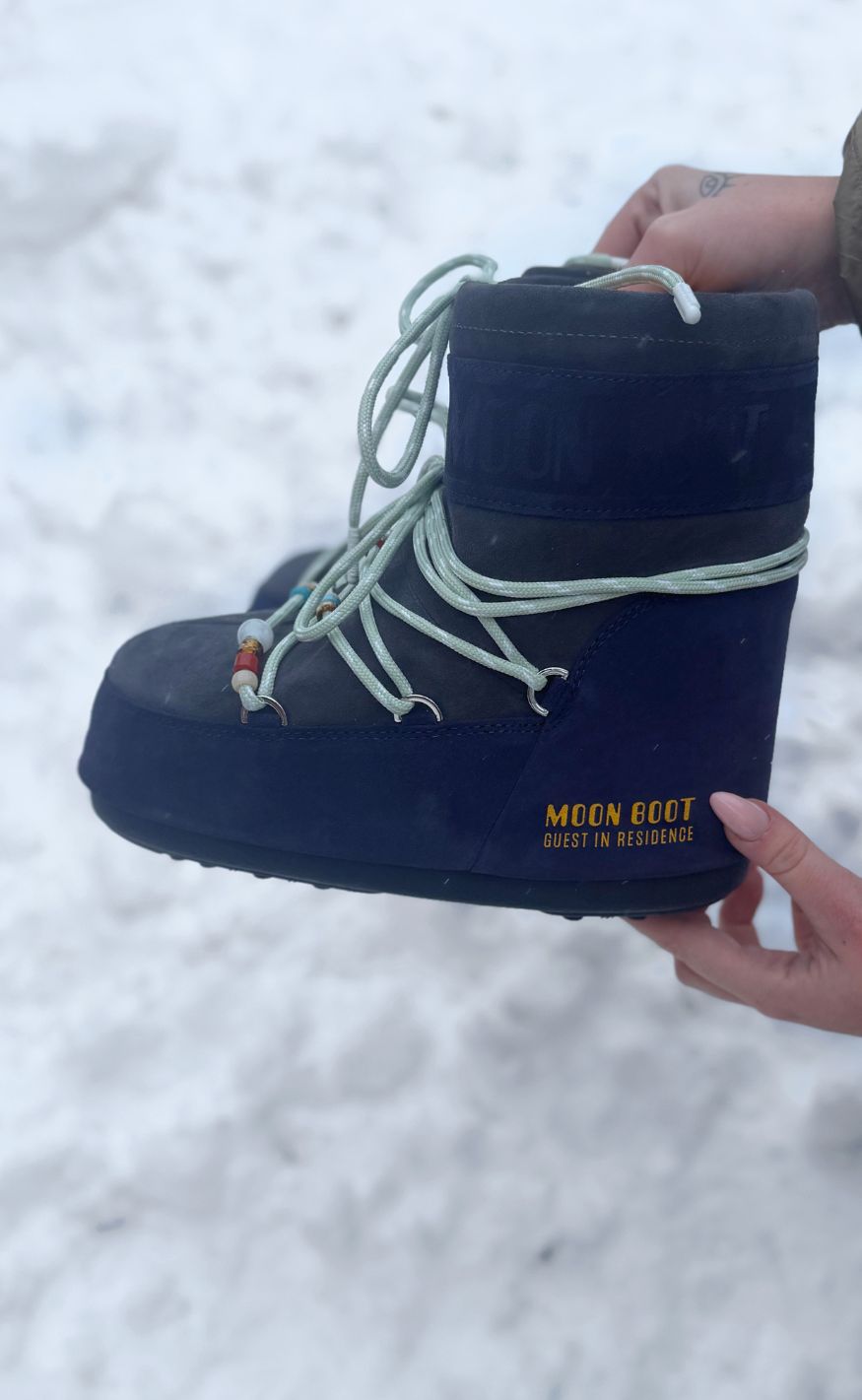 Moon Boot Støvler - MB x Gir Icon - Midnight/Grey
