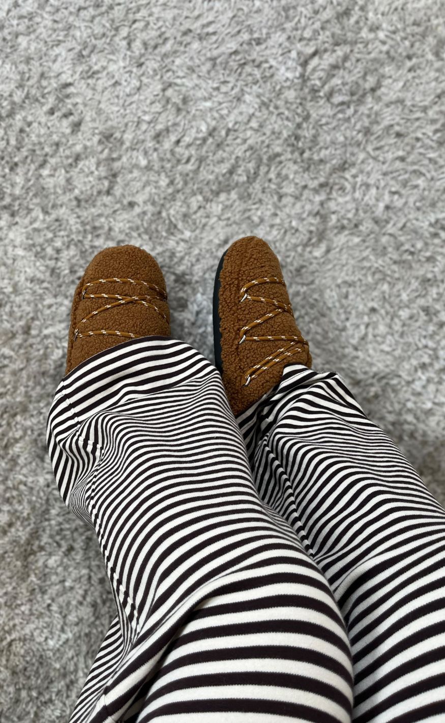 Moon Boots Slippers - Teddy - Cognac