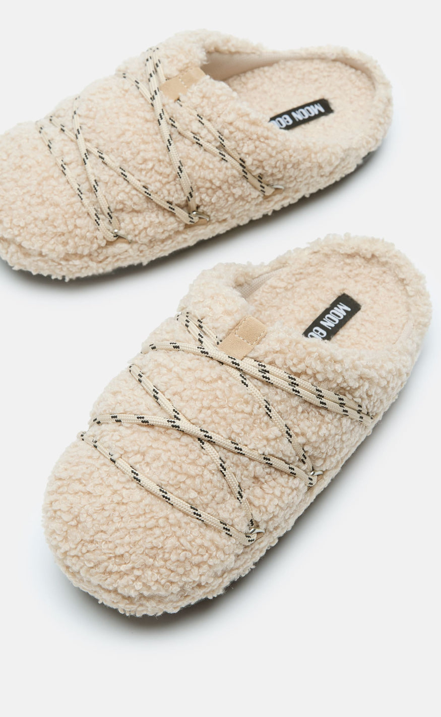 Moon Boots Slippers - Teddy - Sand