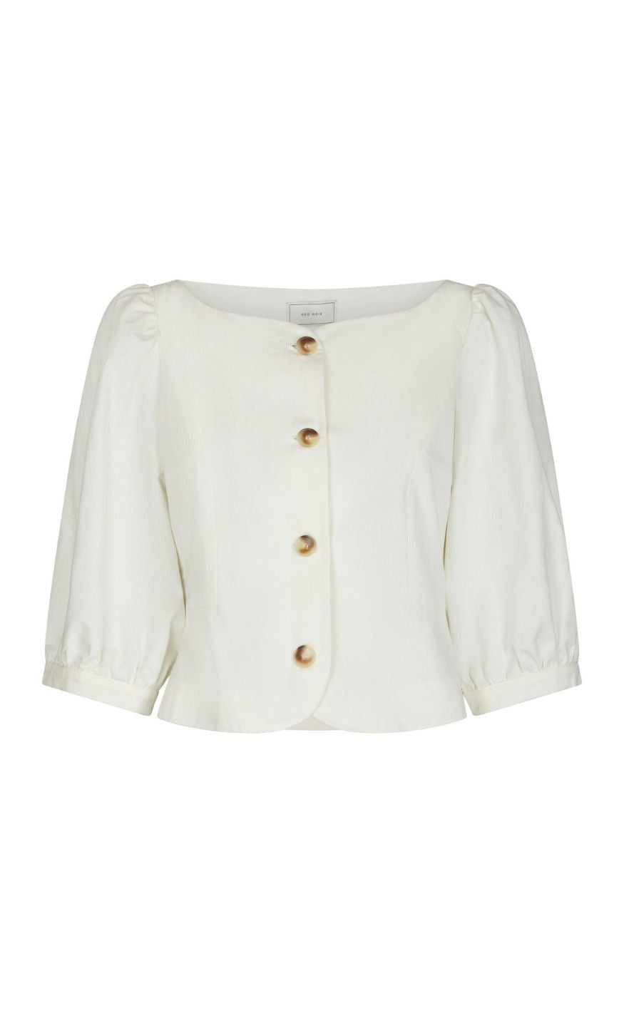 Neo Noir Bluse - Jeannie Twil - Off White