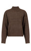 Neo Noir Bluse - Paulina - Brown Melange