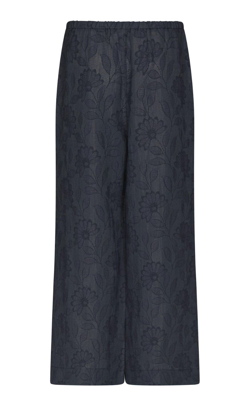 Neo Noir Bukser - Heifa Flower - Dark Blue