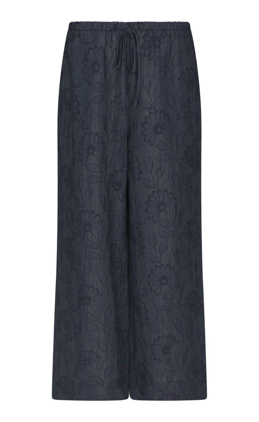 Neo Noir Bukser - Heifa Flower - Dark Blue