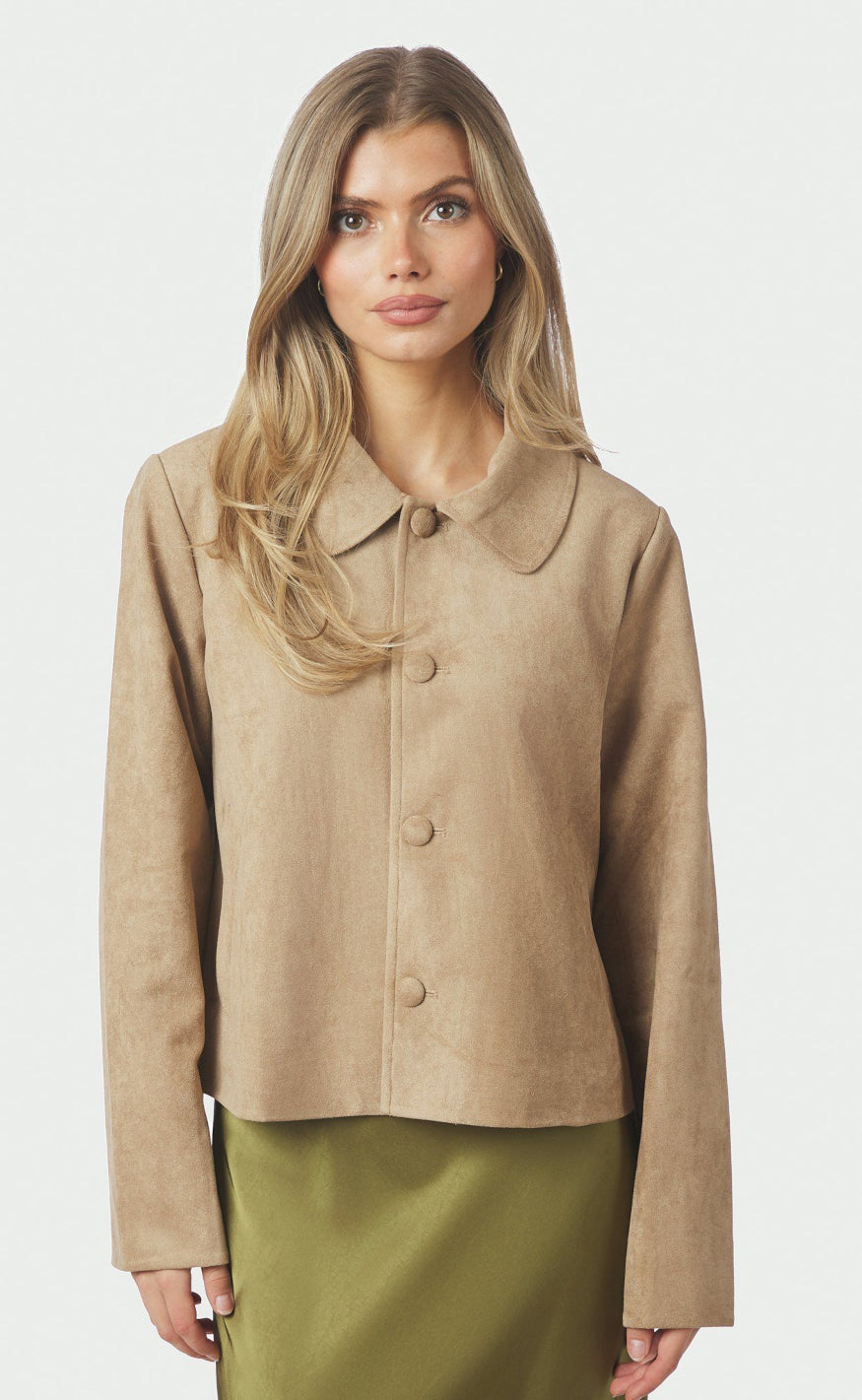 Neo Noir Jakke - Nilo Faux - Sand