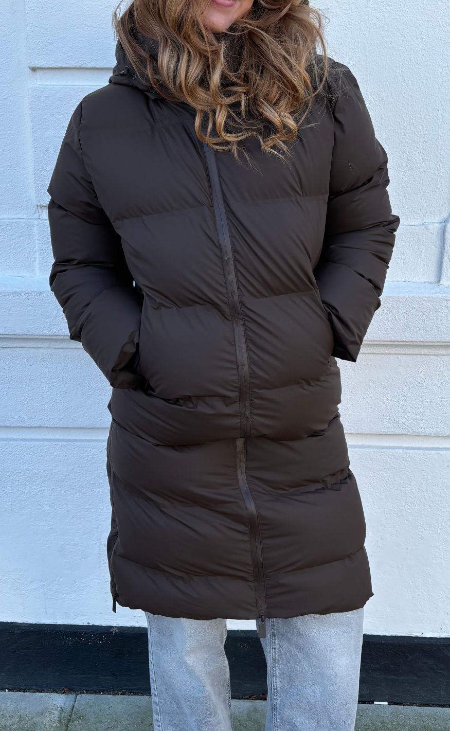 Neo Noir Jakke - Viviana Puffer - Dark Brown