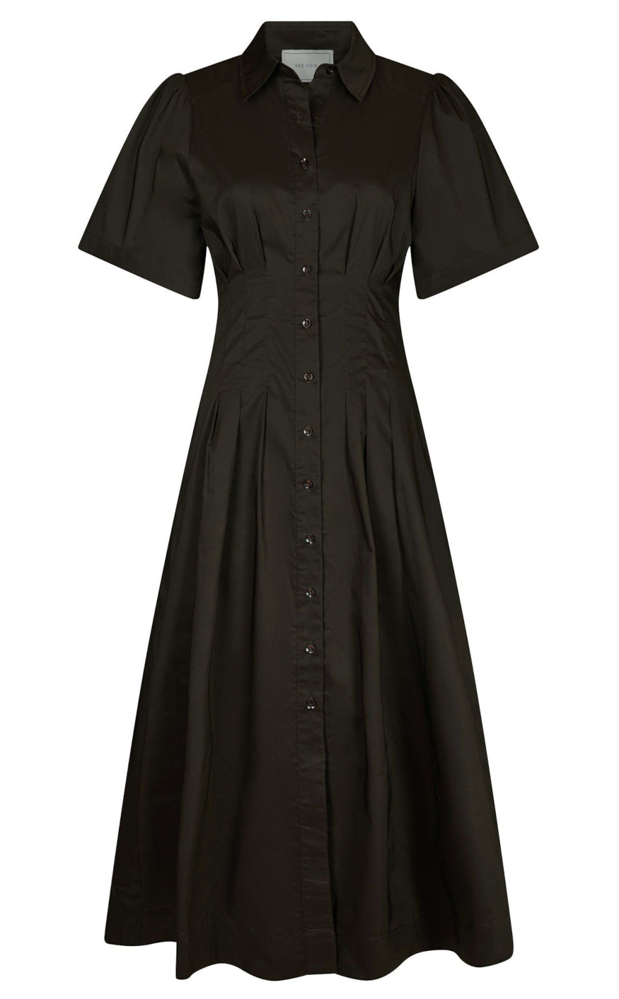 Neo Noir Kjole - Baia - Chocolate Brown
