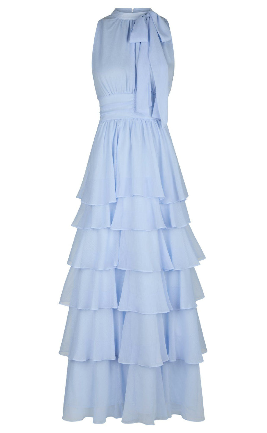 Neo Noir Kjole - Marli Chiffon - Light Blue