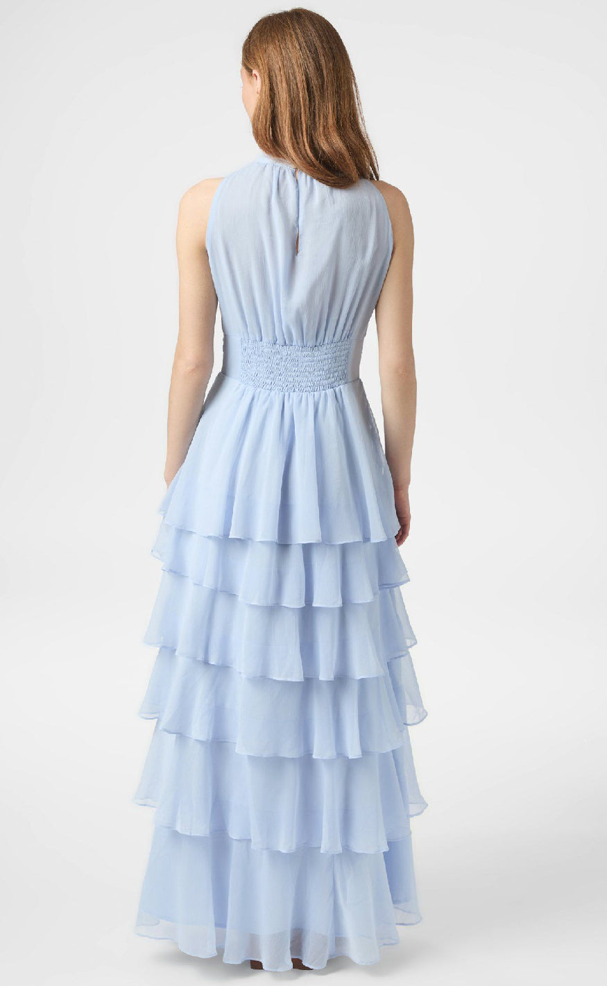 Neo Noir Kjole - Marli Chiffon - Light Blue