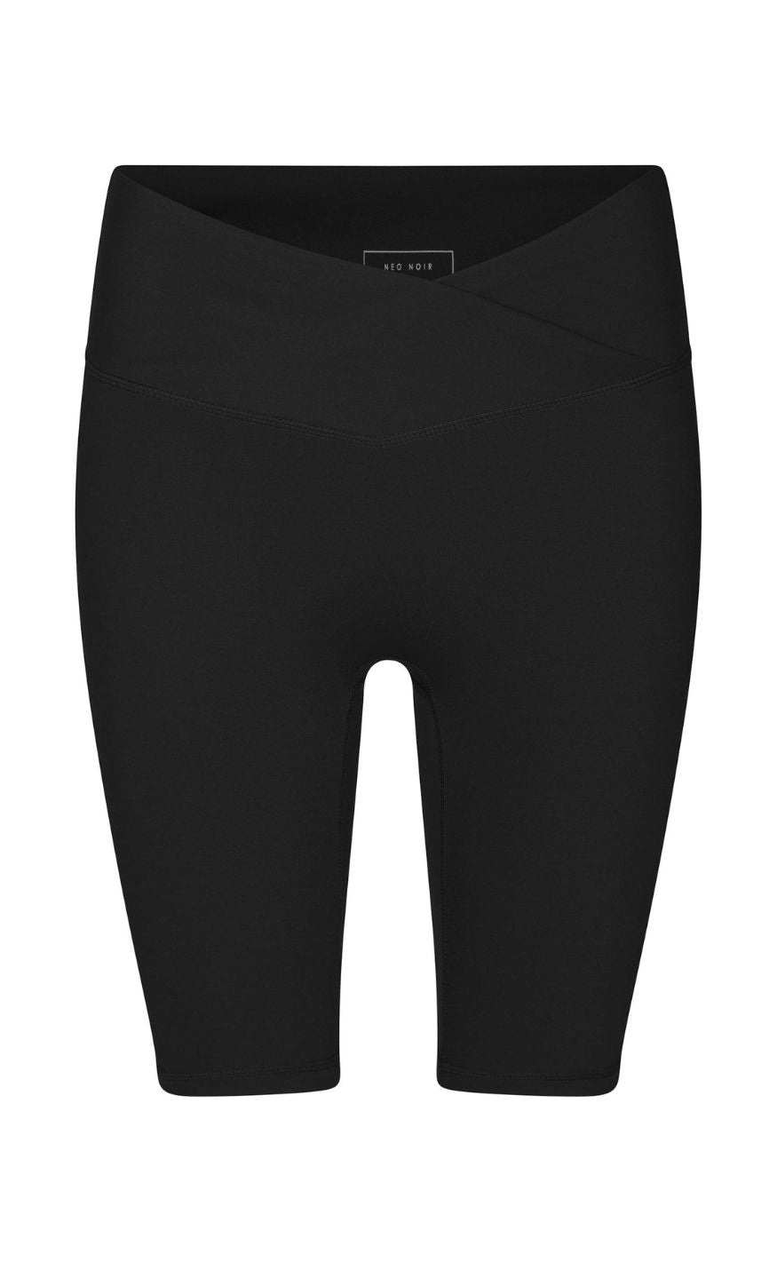 Neo Noir Shorts - Lea Wrap - Black