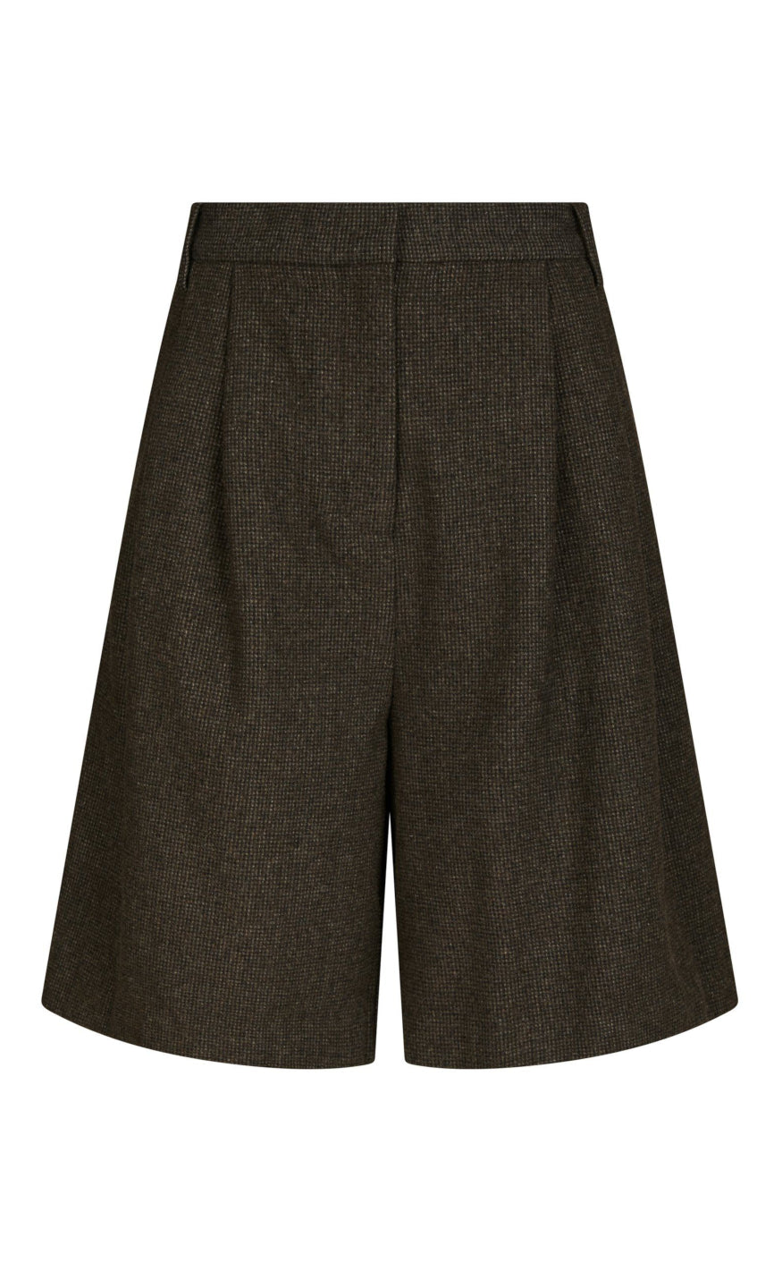 Neo Noir Shorts - Nika Mini - Brown Melange