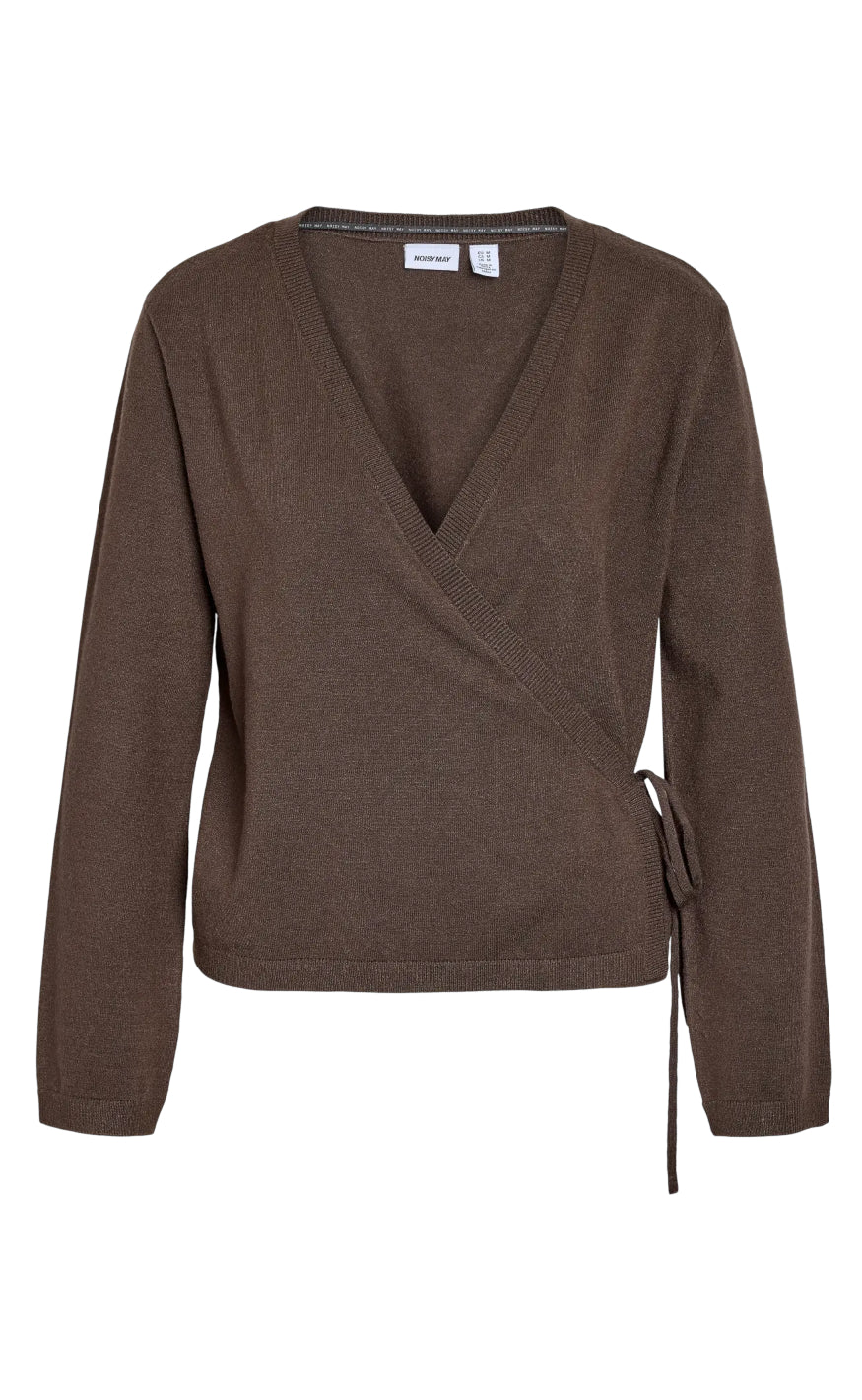 Noisy May Cardigan - Shyla - Chocolate Brown